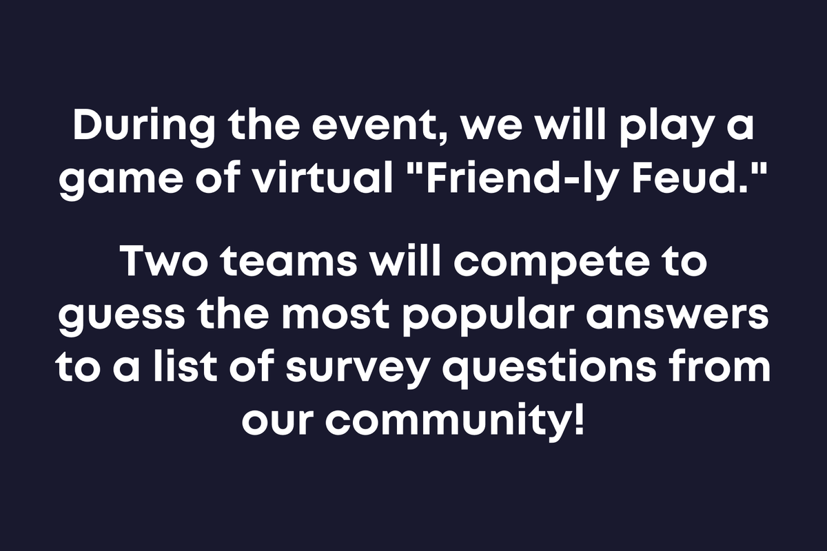 Friendly Feud Game Night - SLIDING SCALE